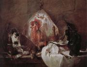 Jean Baptiste Simeon Chardin la raie oil painting artist